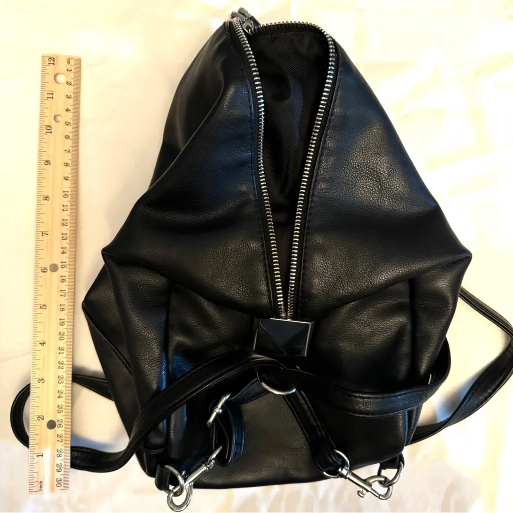 Black Alfani Bangle Detail Sling Backpack